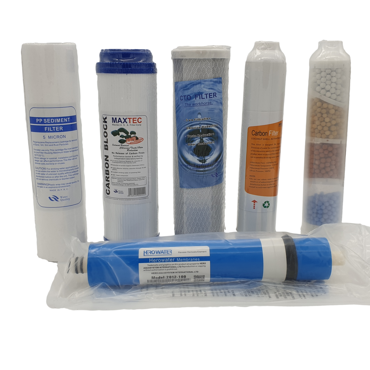 RO6 Stage Reverse Osmosis Filter Set