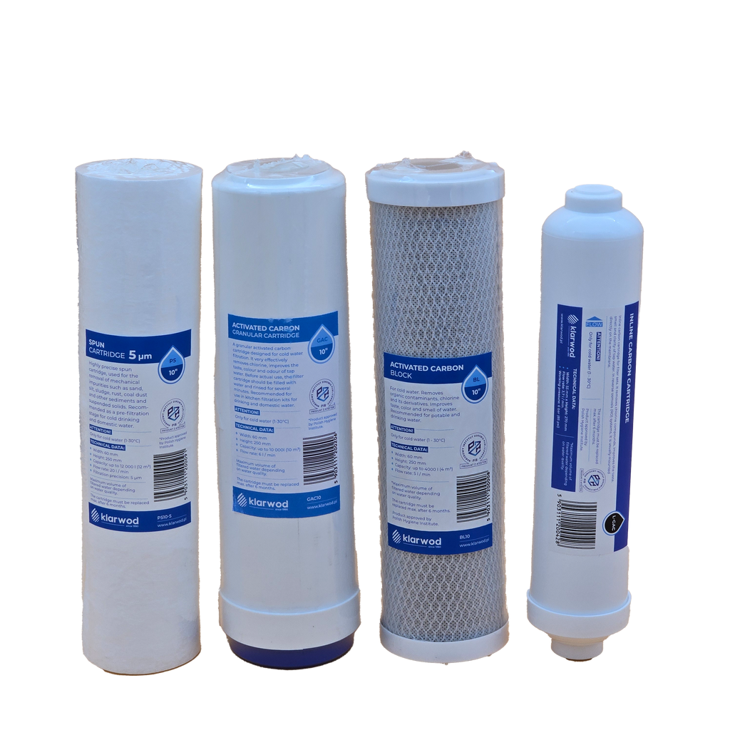 RO5 Reverse Osmosis Filter Set Without Membrane