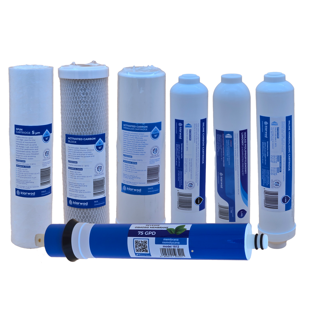 RO7 Stage Reverse Osmosis Filter Set