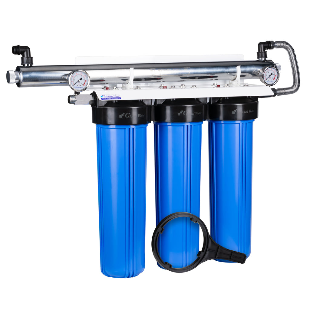 Whole House Water Filter  With UV Lamp GW-3-BB20-UV55
