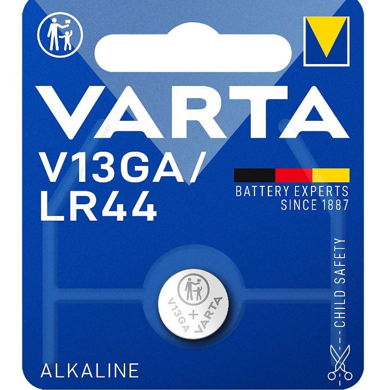Varta LR44 Alkaline Button Batteries set of 2pcs