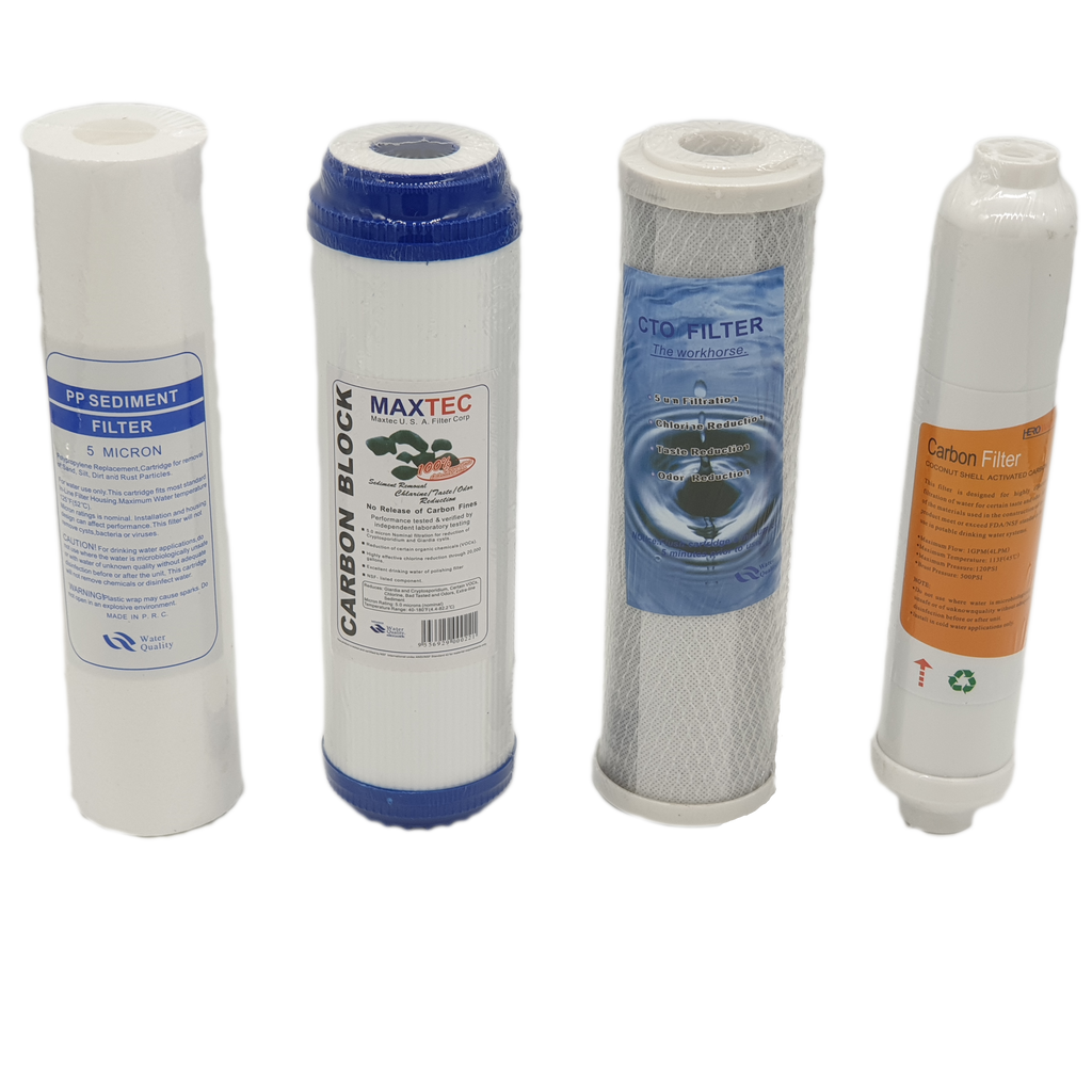 RO5 Reverse Osmosis Filter Set Without Membrane